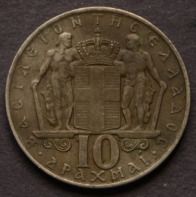 Grecja - 10 drachm 1968