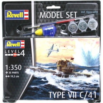 Model do sklejania Revell okręt podwodny Type VII