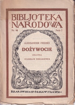Fredro - Dożywocie - wyd.1927