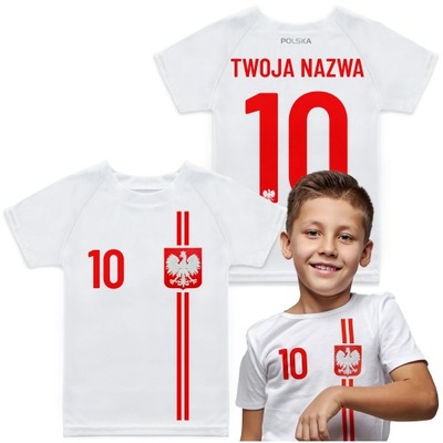Koszulka Piłkarska Dla Dzieci z Imieniem i Numerem