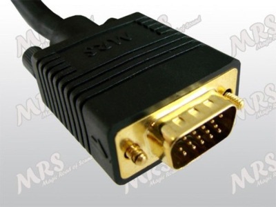 Kabel VGA 3,0m MRS-139 złocony z filtrem