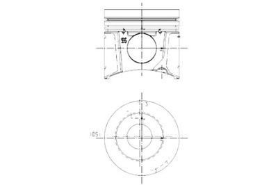 KOLBENSCHMIDT ПОРШЕНЬ ŚR 98MM STD DEUTZ VOLVO AHLMANN AS DEUTZ FAHR