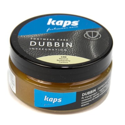 TŁUSZCZ DO SKÓR KAPS DUBBIN 100 ml BEZBARWNY