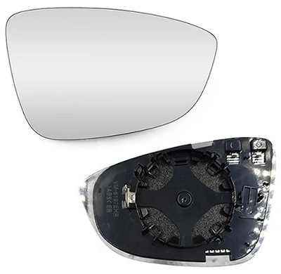 Vw cc eos jetta passat вкладиш скло дзеркало правий фото №1