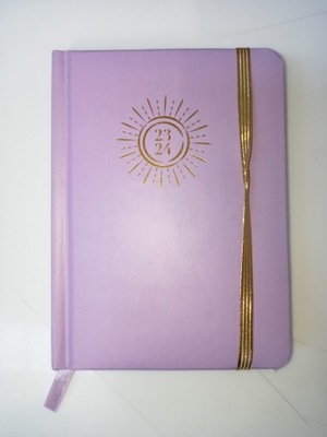 Kalendarz fioletowy mały AGENDA 2023-2024