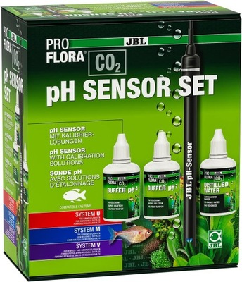 JBL ProFlora pH-Sensor Set Elektroda Płyn do kalibracji