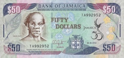 Jamajka - 50 Dollars - 2012 - P89 - St.1