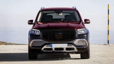 Решётка радиатора mercedes w167 gls look maybach black фото №1