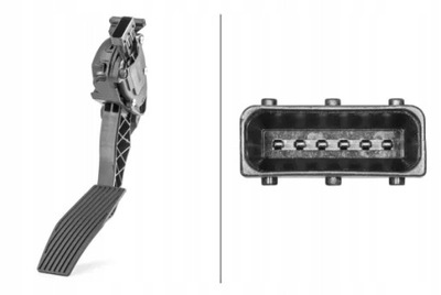 CAPTEUR POZYCJA PÉDALES DE GAZ HELLA 6PV 009 765-741 - milautoparts-fr.ukrlive.com