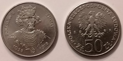 50 zł - Bolesław II Śmiały 1981 r.