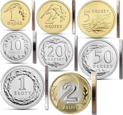 2009 komplet 8 monet obiegowych UNC zestaw NBP