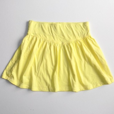 Spódniczka żółta DZIEWCZĘCA Marszczona roz. 128-134 cm A1092