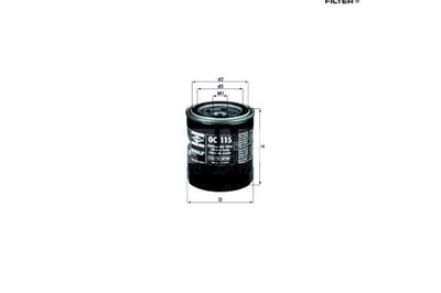 Knecht фільтр оливи chrysler sebring honda accord v фото №1