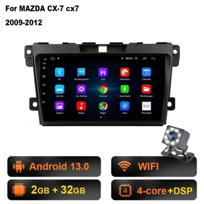 RADIO NAWIGACYJNE GPS PARA MAZDA CX-7 CX7 CX 7 2007 2008 2009 2010-2014 BT  