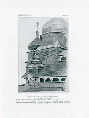 druk 1911 Drohobycz. Cerkiew św. Jerzego