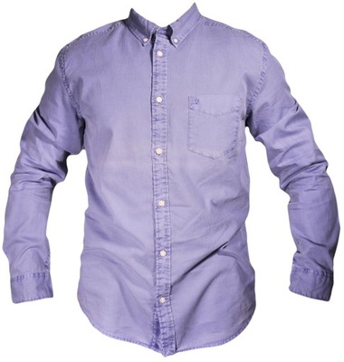 WRANGLER koszula SLIM blue LS 1PKT BUTTON DOWN _ M