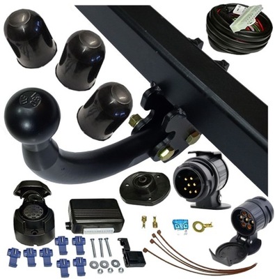 ФАРКОП HOLOWNICZY+MODUL13PIN +ADAPTER13\/7P+WIAZKA DO HYUNDAI I20 II2 2014-2020 фото