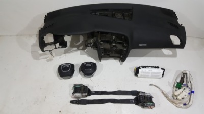 Audi a5 8t панель приладів консоль подушка безпеки ремені шторки безпеки фото №1