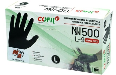 RĘKAWICZKI NITRYLOWE JEDNORAZOWE L 100 szt.