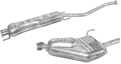 OPEL VECTRA B 1,6 1.8 2.0 2.2 2,6 SILENCER SET  