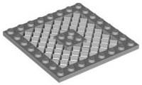 LEGO Płytka z siatką 8x8 4151b szara jasna