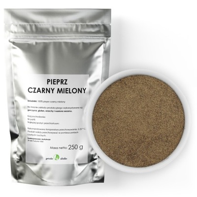 PIEPRZ MIELONY CZARNY aromatyczny pieprz 250g