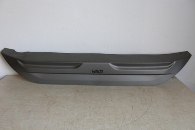 Спойлер бампера задня hyundai kona фото №1