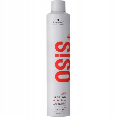 SCHWARZKOPF OSIS LAKIER UTRWALAJĄCY DO WŁOSÓW SESSION BARDZO MOCNY 500 ML