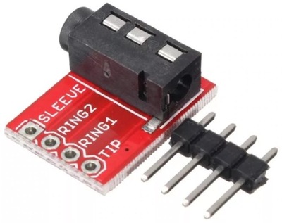 Moduł 3.5mm Jack Stereo TRRS