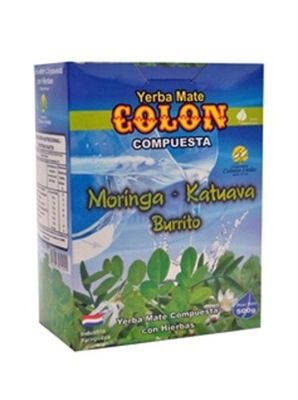 Yerba mate Colon Moringa, Katuava y Burrito 500g