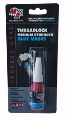 Klej do gwintów średni Threadlock BLUE MA243 MA
