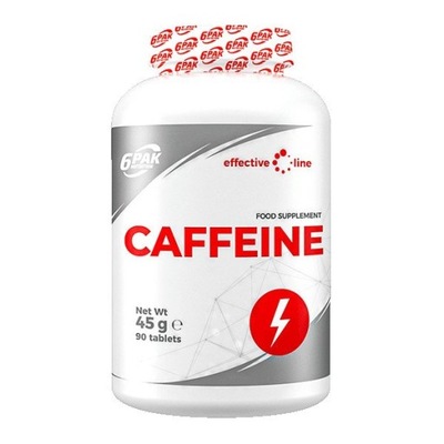 6 PAK CAFFEINE 90K KOFEINA 200MG POBUDZENIE ENERGIA