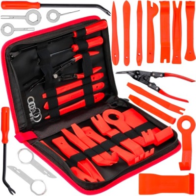 ŚCIĄGACZE DO TAPICERKI KOMPLET CHWYTAKÓW 19 EL