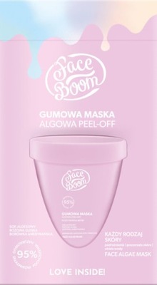FaceBoom Gumowa Maska Algowa Peel-off do Twarzy