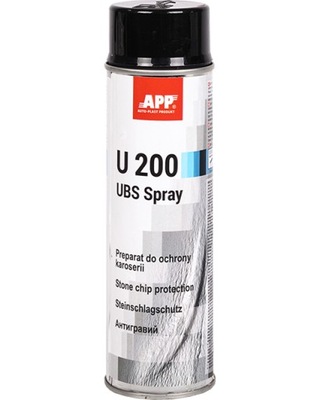 APP U200 ochrona karoserii spray baranek CZARNY