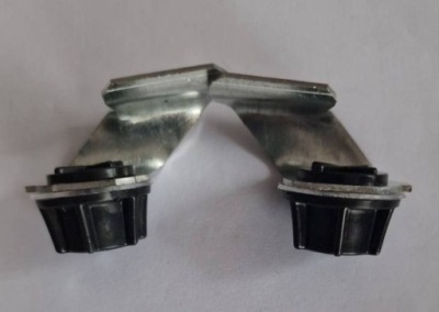 Adaptor, adapter, system mocowania przyłbic do kasku