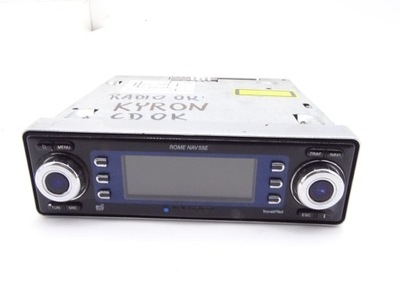 RADIO CD MP3 NAVEGACIÓN GPS BLAUPUNKT ROME NAV 55E TRAVEL CONTROL REMOTO 8631122626  