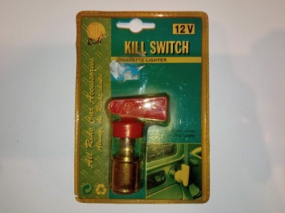 Прикуриватель автомобильная kill switch фото №1
