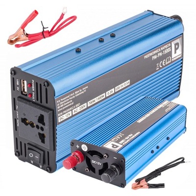 BALASTO DE TENSIÓN 12V AL 230V MAX 1500W USB 5V  