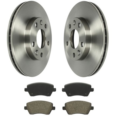 DISCOS ZAPATAS PARTE DELANTERA DACIA DUSTER RENAULT MEGANE IV  