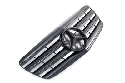 REJILLA DE RADIADOR MERCEDES W211 06-09 NEGRO LUSTRE AMG OPTIK  