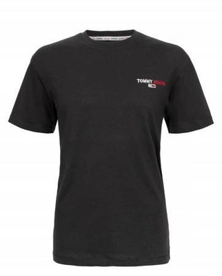 Tommy Hilfiger Jeans czarny T-Shirt męski S