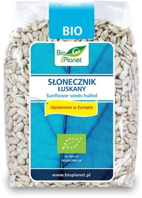 SŁONECZNIK ŁUSKANY BEZGLUTENOWY BIO 250g BIOPLANET