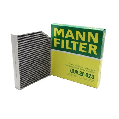 FILTRO DE CABINA DE CARBON MANN CUK26023  