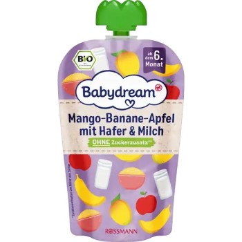 Babydream deserek BIO Mango, Banan, Jabłko płatki