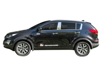 KIA SPORTAGE 3 SL 2010-2015 MOLDURAS PILARES CENTRAL  