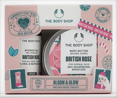 THE BODY SHOP Zestaw kosmetyków British Rose Gift Prezent Róża