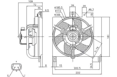 Nissens вентилятор радіатора smart city-coupe 0.6 фото №1