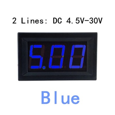 Mini Digital Voltmeter DC 4.5V to 30V Voltage