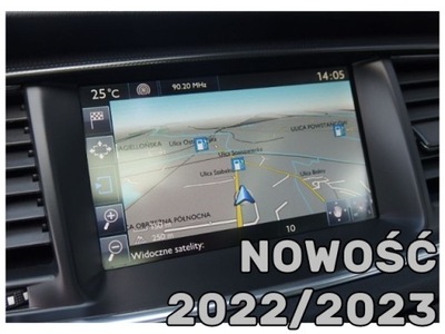 Mapa CITROEN 2023 Europa C5 C4 DS3 DS4 DS5 Peugeot